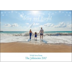 Christmas Snowflake Digital Photo Card Christmas Snowflake Digital Photo Card